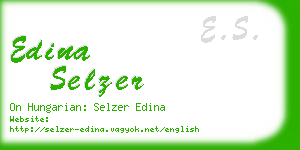 edina selzer business card